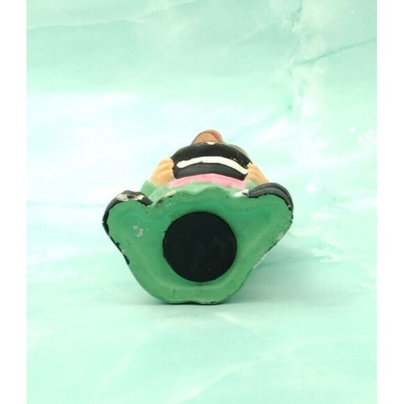 Retirement Fund Piggy Bank Bum Man Hobo Chalkware Ceramic Figurine Vintage READ - Picture 8 of 12